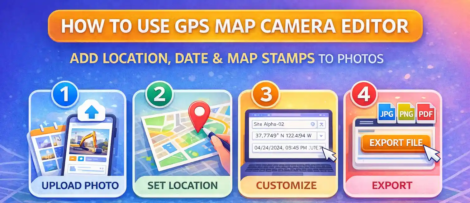 How to change location,time,date of a photo online